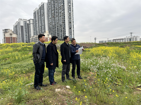 3月29日，張總陪同汪盛縣長調(diào)度揚(yáng)之學(xué)校征地.jpg